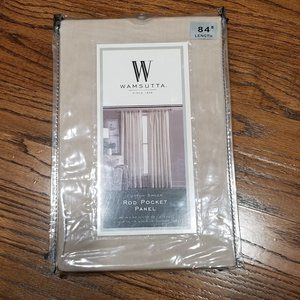 Wamsutta Sheer 84" Rod Pocket Window Curtain Panel